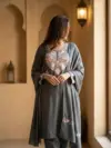 Mist Grey Aari Work Suit Mist Grey Aari Work Suit