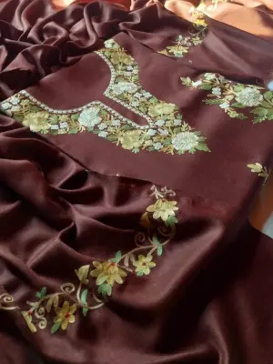 Vineyard Plum Aari Work Suit - alternate view