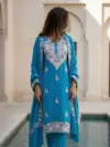 Wular Teal Aari Work Suit Wular Teal Aari Work Suit