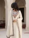 Ivory Cream Aari Work Suit Ivory Cream Aari Work Suit
