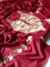Rose Magenta Aari Work Suit Rose Magenta Aari Work Suit