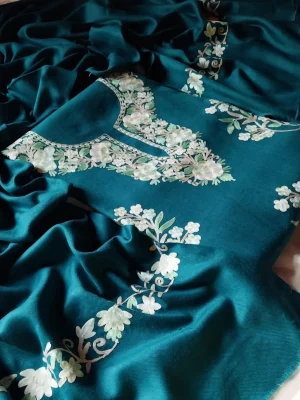 Deep Spruce Teal Aari Work Suit - alternate view