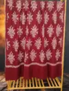 TOK013 (2) Maroon Jamawar Sozni Embroidered Pashmina Shawl