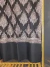 TOK014 (3) Black Jamawar Sozni Embroidered Pashmina Shawl