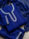 Royal Sapphire Blue Tilla Suit