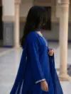 Royal Sapphire Blue Tilla Suit
