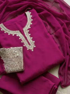 Magenta Rose Tilla Suit - alternate view
