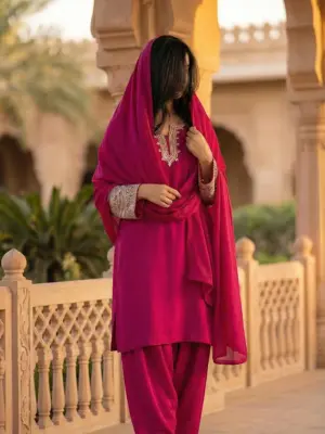 Magenta Rose Tilla Suit Magenta Rose Tilla Suit