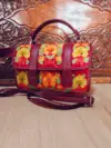 Berry Ruby Floral Flap Dolkie Handbag