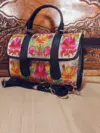 Ivory Floral Dholki Handbag